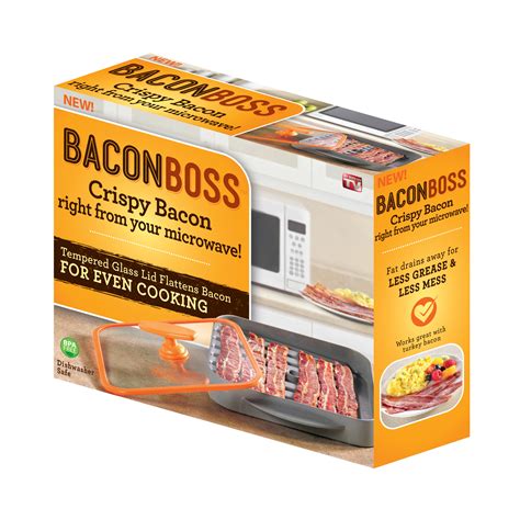 As Seen On TV Bacon Boss Microwave Bacon Cooker