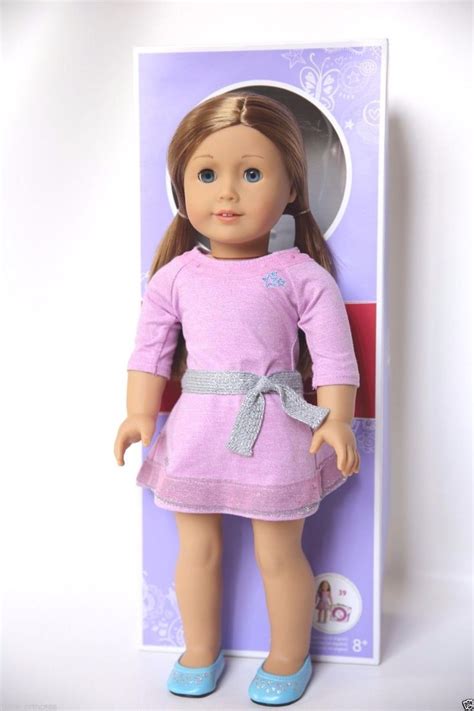 American Girl Doll 39 Caramel Hair Blue Eyes Current Meet Truly Me NEW • $125.00 | American girl ...