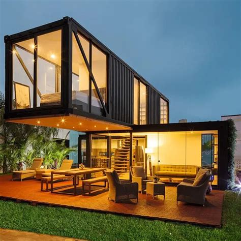 Two Story Shipping Container Home Located in Peru - Living in a Container