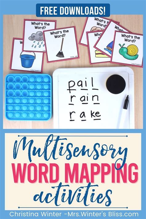 Multisensory word mapping activities – Artofit