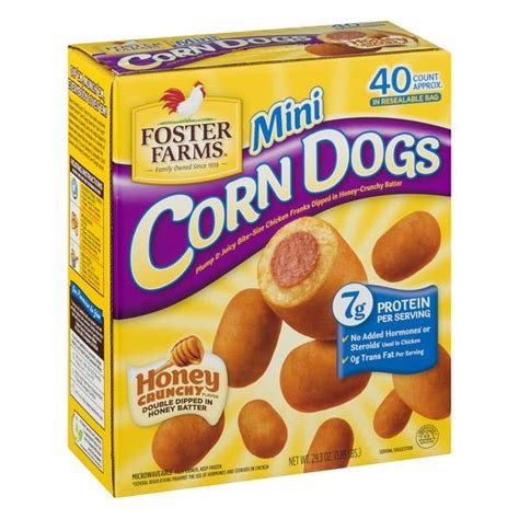 Foster Farms Mini Corn Dogs 40Ct | Hy-Vee Aisles Online Grocery Shopping