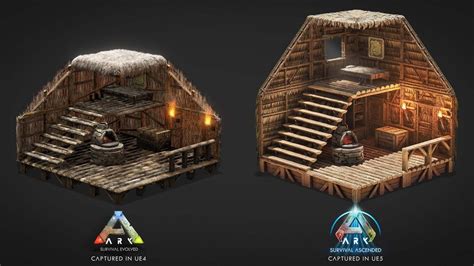 ARK Ascended Remake UE5 Structures comparison - Deltia's Gaming