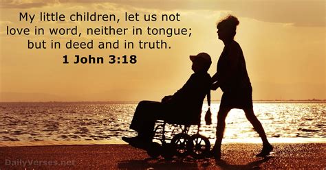 June 6, 2021 - Bible verse of the day (KJV) - 1 John 3:18 - DailyVerses.net