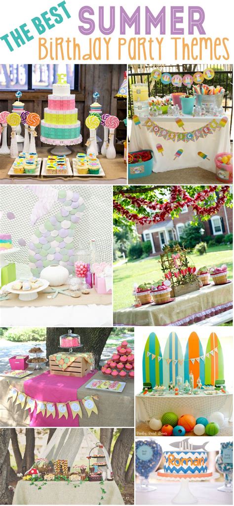 15 Best Summer Birthday Party Themes | Summer birthday party decorations, 1st birthday parties ...