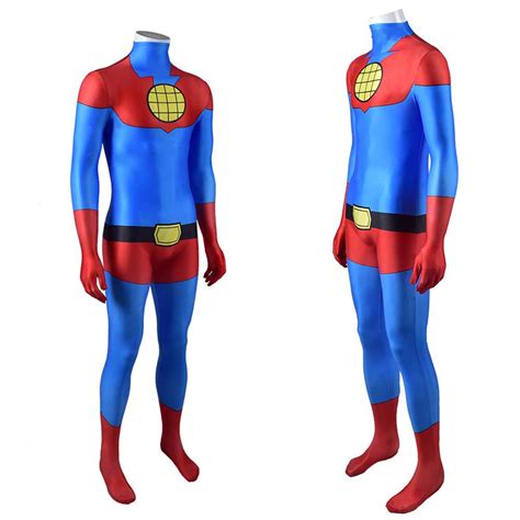 Captain Planet and the Planeteers Cosplay Costume Superhero Captain ...