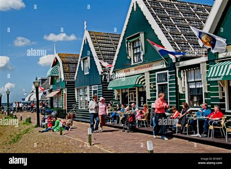 Netherlands Marken holland dutch island peninsula dyke dike bank dam ...