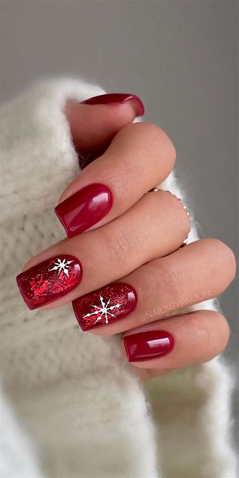 20 Festive Red Christmas Nail Designs 1 - Fab Mood | Wedding Color, Haircuts & Hairstyles ...