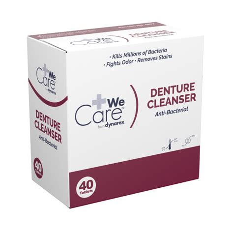 Denture Cleanser Tablets 40/cs – Vitamedex | PPE supplies