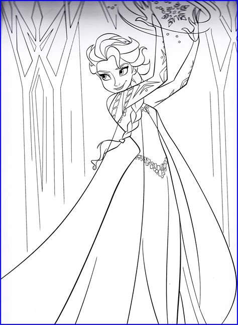 Frozen Coloring Pages Elsa Ice Castle at GetColorings.com | Free ...