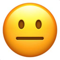 Neutral Face Emoji (U+1F610)