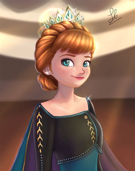 [Frozen 2] Queen Anna fanart by Hanoka2034 on DeviantArt