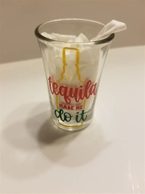 Mexican Tequila Shot Glasses Tequila Made Me Relax Pendejo Im - Etsy