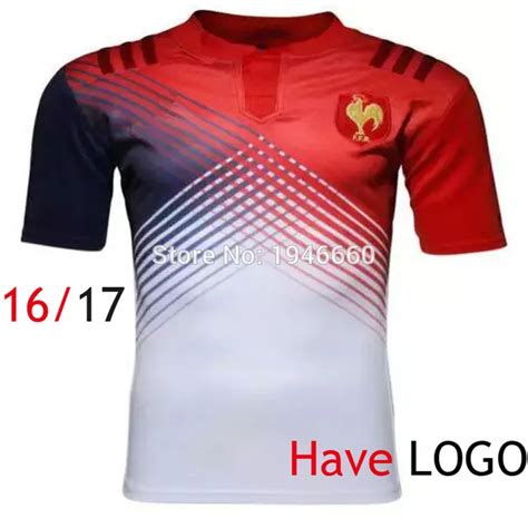 16/17 France Super Rugby Jersey 2016 2017 France Shirts Rugby Maillot ...