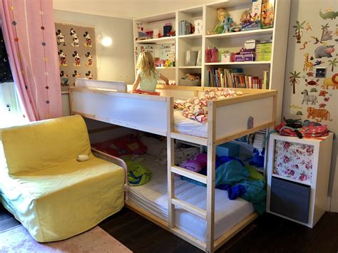 IKEA Kura Bed with Billy bookcases Big Girl Bedrooms, Shared Bedrooms, Girl Bedroom Decor ...