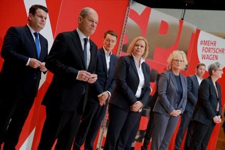 Chancellor Designate Olaf Scholz Presentation Spd Editorial Stock Photo ...