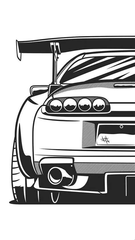 Wallpaper supra | Japan cars, Cool car drawings, Car drawings