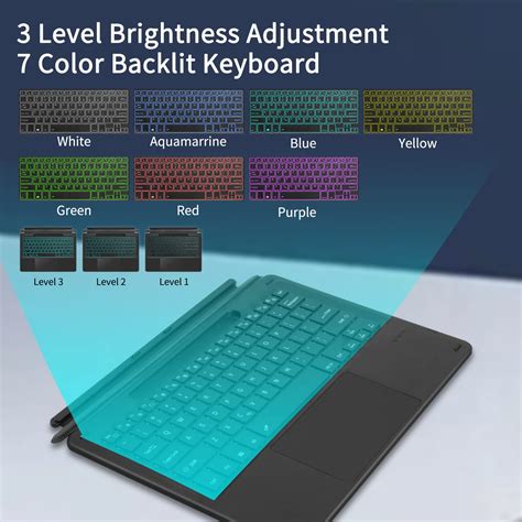 Mua Surface Pro 8 Magnetic Wireless Bluetooth Keyboard with Touchpad 7 ...