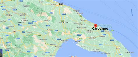 Dove si trova Carovigno Italia? Mappa Carovigno - Dove si trova