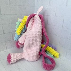 Unicorn Backpack Pattern, Crochet Kids Backpack - Etsy