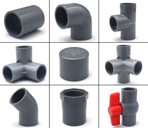 PVC Pipe Fitting for Water Supply 2 Inch PVC Pipe Fittings Connectors ...