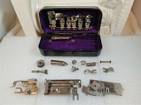 Antique White Sewing Machine Accessories Kit FREE SHIPPING | #3271929929