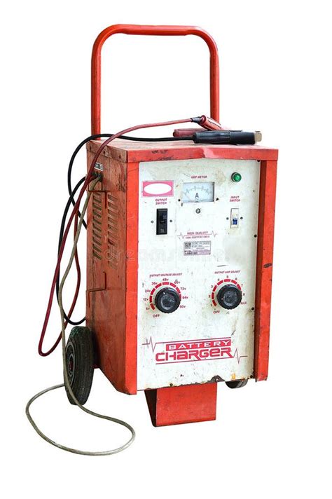 Old battery charger stock image. Image of equipment, motor - 31204205