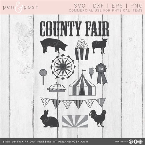 Fair SVG Carnival SVG Carnival Clip Art County Fair SVG | Etsy