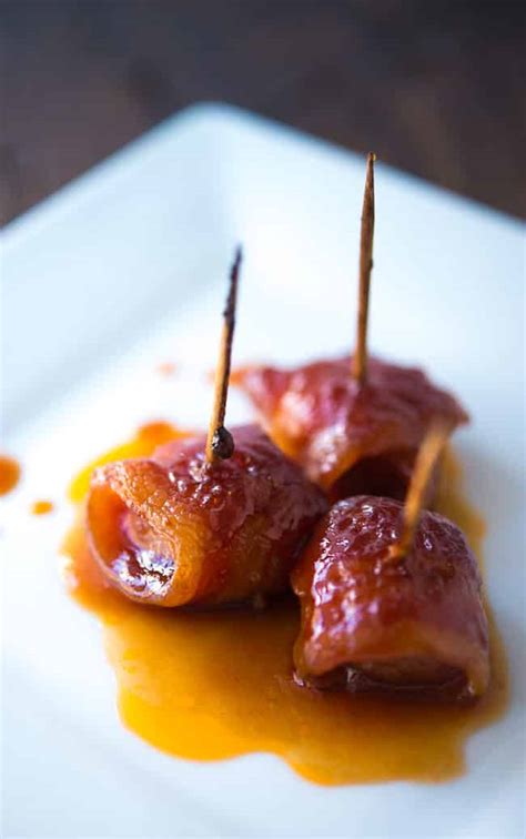 Bacon Wrapped Water Chestnuts Holiday Appetizers