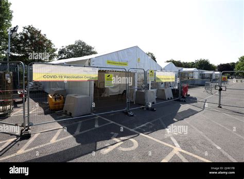 Covid-19 Vaccination Centre in Chichester, West Sussex, UK Stock Photo - Alamy