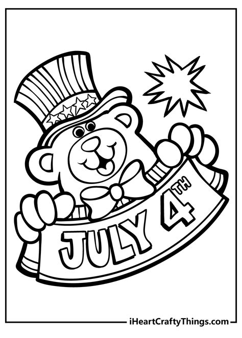 Free July Coloring Pages