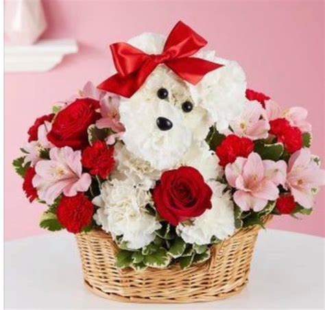 I WOOF You - Puppy Flower Arrangement - Randall's Rescue