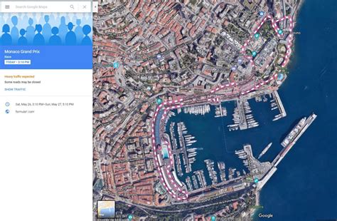 F1 Monaco Track Map - Best Event in The World