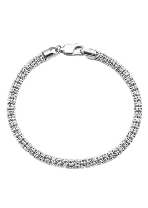 White Gold Bracelets | Mens White Gold Bracelets – FrostNYC