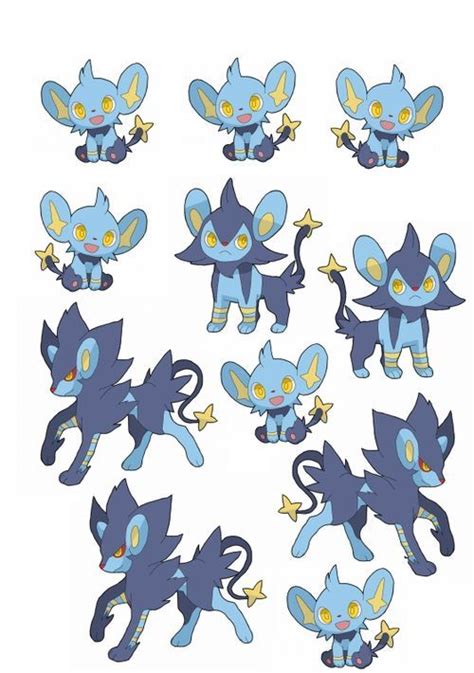 shinx, luxio y luxray | Pokémon heroes, Pokemon pokedex, Cute pokemon