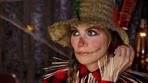 Scarecrow Makeup Tutorial | Easy Halloween DIY Angela Lanter - YouTube