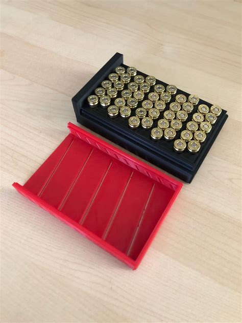 9mm Ammo Box 50 Round Storage Loading Tray 3D Printed | Etsy