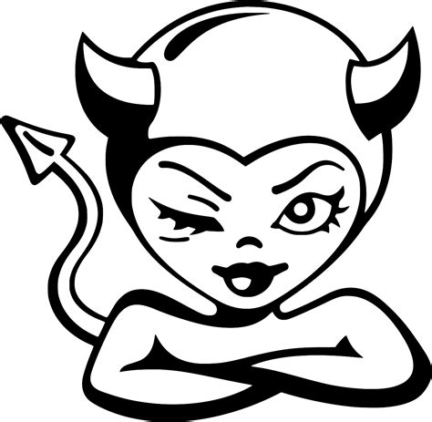 SVG > niña mujer diablo Ligar - Imagen e icono gratis de SVG. | SVG Silh