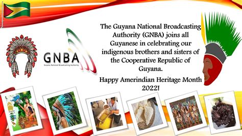 Happy Amerindian Heritage Month ( 2022) – Guyana National Broadcasting ...