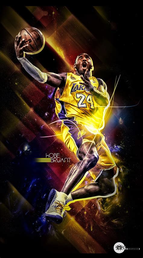 Kobe Bryant by FK, ball, basket, fkgraphics, galaxy, super, HD phone wallpaper | Peakpx