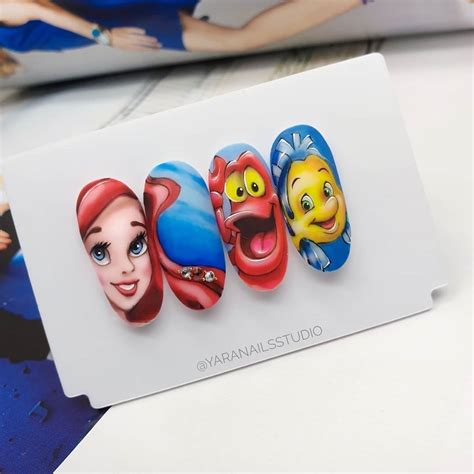 Cartoon Nail Art Designs for Sweet 16 Nails