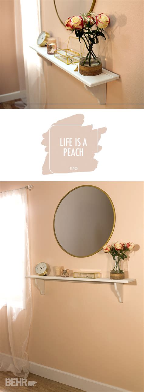 Trend Color Spotlight: Life Is A Peach | Colorfully BEHR | Room paint, Painting bathroom ...