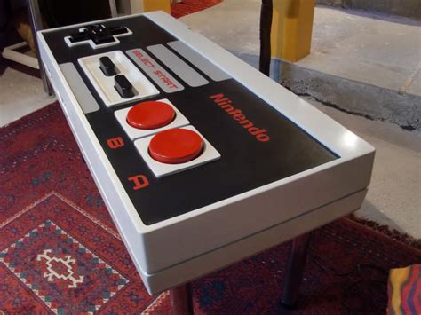 Nintendo NES Controller Coffee Table Integrated NES Game Console | Gadgetsin
