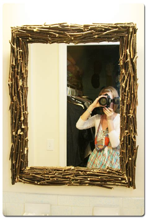 I need to do that to a mirror some day. Such a fun and cost FREE project. You guys should ...