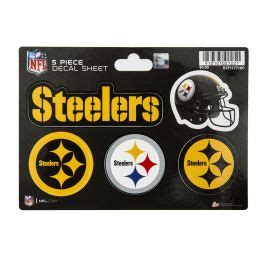 Pittsburgh Steelers 5 Piece Decal Sheet