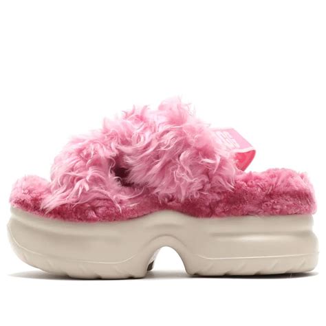 (WMNS) UGG Fluff Sugar 'Pinkred White' 1117325-PINK - KICKS CREW