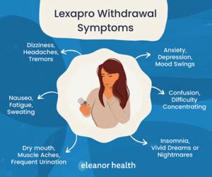 Lexapro Withdrawal Symptoms - Eleanor Health