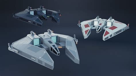 Star Fighter Spaceship 3D model | CGTrader