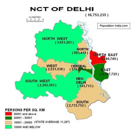 Population Density – How it has Impacted Northeast Delhi: Most densely populated | Socio ...