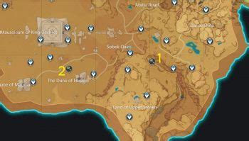 All Sumeru Desert Shrines Of Depths Locations | Genshin Impact 3.1 – GAMERPILLAR