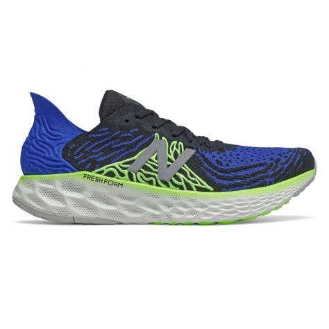 1080 v10 Mens 4E Width (EXTRA WIDE) High Cushioning Road Running Shoes Royal with Energy Lime ...